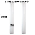 thumbnail image 3 of Djunllk 2 Pcs Sheer Curtains - 31 X 78 inch Gauze Semitransparent Glass Gauze Soft Light Drapes Curtains for Bedroom Livingroom Window, Pink, 3 of 4