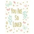 thumbnail image 2 of Sweet Melody Designs 25x32 White Modern Wood Framed Museum Art Print Titled - You Are So Loved, 2 of 4