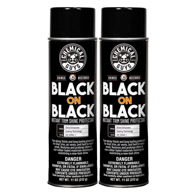 Chemical Guys Black On Black Trim Shine 2-Pack 312 ml