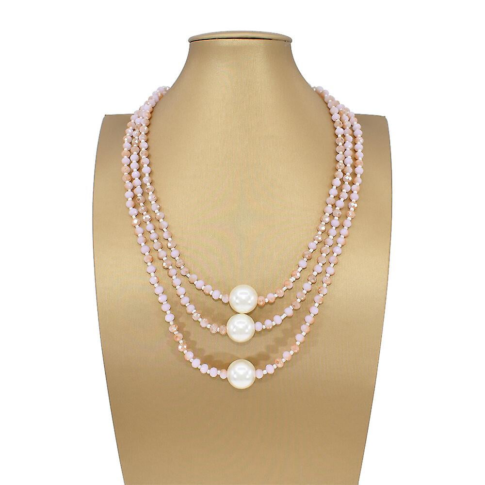 crystal moti necklace