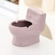 thumbnail image 1 of Cenicero de Cerámica para Inodoro, Cenicero de Escritorio para Baño, Adorno Decorativo Personalizado, Tendencia para Baño Masculino., 1 of 6