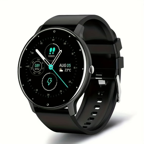 Smartwatch with Calling, Fitness Tracking & AI Voice Control for iPhone & Android