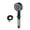 Black, variant on High Pressure 5 - Mode Filtered Shower Head, Filtered Shower Head with Handheld, Built-In Power Wash Filtration System for Hard Water, Pressure Boosting Shower Head with Handheld with 1.5m Hose