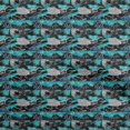 thumbnail image 1 of oneOone Polyester Spandex Black Fabric Abstracts Dress Material Fabric Print Fabric By The Yard 56 Inch Wide, 1 of 5