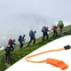 thumbnail image 1 of Silbato de emergencia 120dB con cordón ajustable reflectante | Señal de supervivencia de doble cámara sin guisantes para kayak, chaleco salvavidas, navegación, senderismo, caza, camping | Plástico, 1 of 7