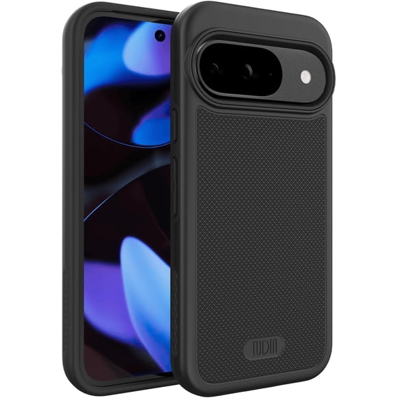 TUDIA Funda MergeGrip para Google Pixel 9/Pixel 9 Pro, Protección Resistente, Color Negro Mate