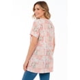 thumbnail image 3 of Woman Within Plus Size Short Sleeve Watercolor Tunic, 3 of 5