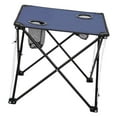thumbnail image 2 of Colaxi Table de Camping Pliante Table à Manger de Camp Pliante 19"x19 Pouces avec Porte-Gobelets pour 1-2 Personnes pour Patio Randonnée Camping Extérieur BBQ Bleu, 2 of 8