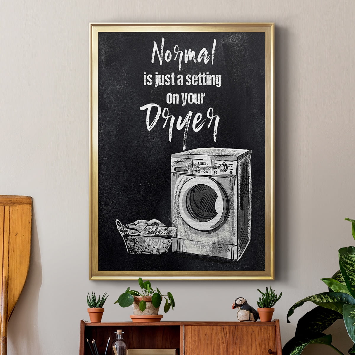 Normal Is Just A Setting Premium Framed Print - Ready to Hang