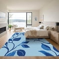 thumbnail image 3 of ODIKA 2'x3' Machine Washable Non-Slip Area Rug, Modern Blue High Traffic Rug, Blue, 1099350, 3 of 7