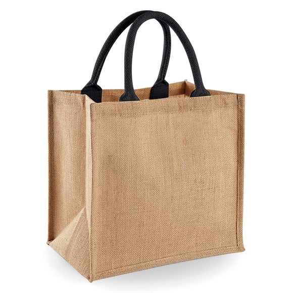 Westford Mill Jute Mini Tote Shopping Bag (14 Litres)