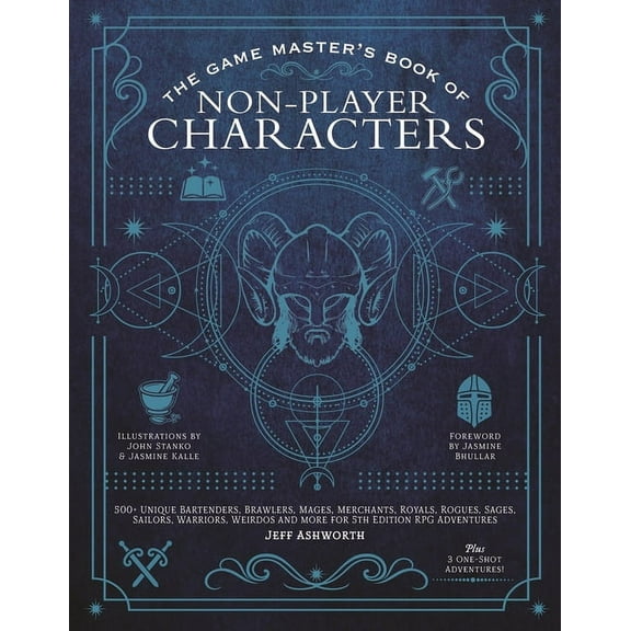 Game Master's Book of Non-Player Characters: 500  Unique Villains, Heroes, Helpers, Sages, Shopkeepers, Bartenders and More for 5th Edition RPG Adventures