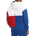 thumbnail image 2 of Men's Tommy Jeans White/Red Philadelphia 76ers Andrew Split Pullover Hoodie, 2 of 3