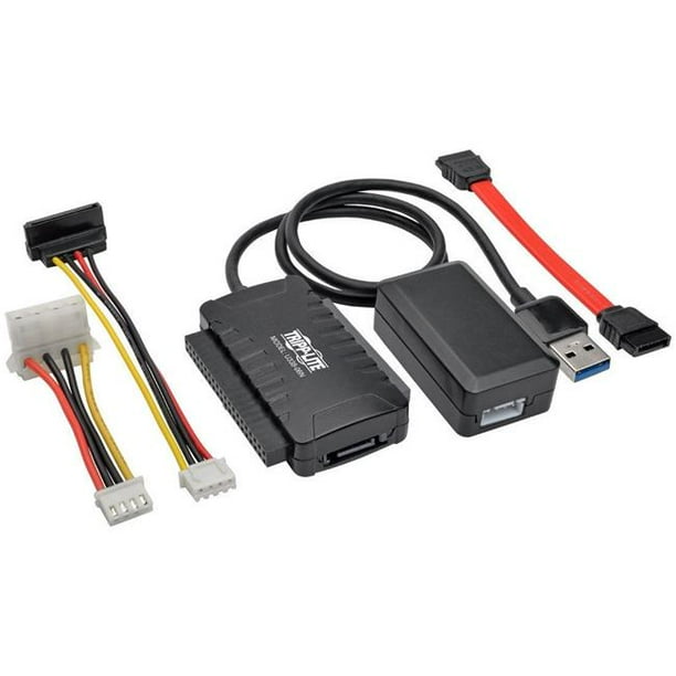 Tripp Lite U338 06n Usb 3 0 To Sata Ide Superspeed Vadapter With Built In Usb Cable Walmart Com