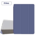 thumbnail image 1 of Étui pour Tablette pour Apple ipad Air 2 9,7 Pouces Air2 2014 Intelligent Veille Réveil Trifold Protection Complète à Rabat Support pour A1566 A1567 PU Bleu Marine ipad Air1, 1 of 6