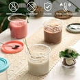 thumbnail image 3 of Savor Sweet Moments: Ninja CREAMi Pints Replacement, 16 Oz Clear Shatterproof Containers, With Tight Seal Lids, For Unforgettable Ice Cream Creations, 3 of 5