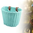 thumbnail image 2 of Cesta de bicicleta para niños, decoración frontal, cesta delantera de bicicleta para niñas, Camping Verde, 2 of 8
