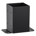 thumbnail image 7 of 4x4 Post Base 2-Pack - 3.6x3.6" Heavy Duty Post Anchor - Matte Black - Wood Post Brackets for Decks, Pavilions & Railings, 7 of 7