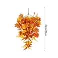 thumbnail image 3 of Fall Wreaths for Front Door, Fall Teardrop Swag Artificial Maple Leaves Wreath for Indoor Outdoor Farmhouse Home Wall Window Festival Wedding Decor, 3 of 5