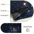 thumbnail image 2 of Blue Starry Sky Bathroom Rug Washable 2x3 Entryway Rug Non Slip Universe Space Galaxy Night Star Front Door Mat Low Pile Indoor Doormat Throw Floor Carpet for Kitchen Bedroom Entrance, 2 of 8