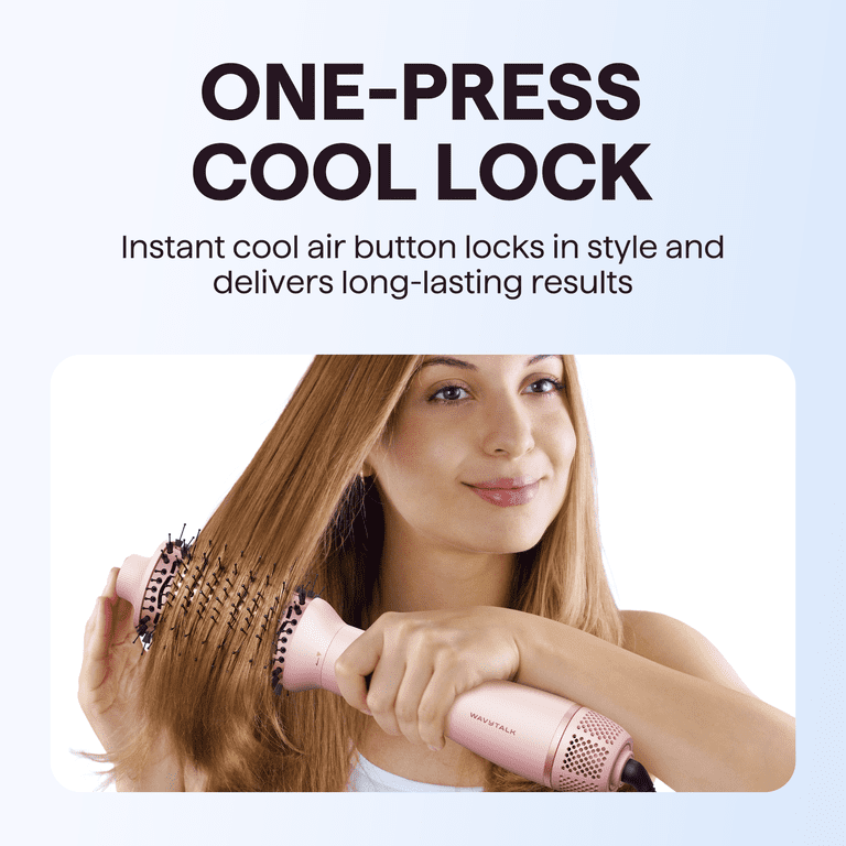 Wavytalk, 5 in 1 Hot Air Brush Set, 2.5 inch, Pink - Walmart.com