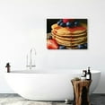 thumbnail image 6 of Chilfamy Blueberries Strawberry Pancakes Canvas Wall Art Decor 20x16in, 6 of 6
