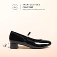 thumbnail image 3 of DREAM PAIRS Women's Mary Jane Chunky Low Heels Comfortable Slip on Dress Shoes for Women Closed Round Toe Casual Cute Work Pumps Flats Shoes, 3 of 8