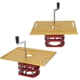 thumbnail image 1 of Router Lift Kit, Manual Lifting Router Lift System Kit  with Crank Handle Router Table Saw Insert Base Plate Router Table DIY Lift Router Table Insert Plate For Woodworking Small T, 1 of 7