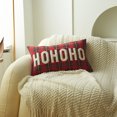 thumbnail image 3 of Nueva funda de almohada con estampado navideño, funda de cojín bordada con letras a cuadros rojos y verdes, funda de cojín de tela para el hogar, 3 of 6