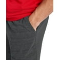 thumbnail image 5 of Hanes Shorts Mens French Terry Sweat Elastic Waist Tri-Blend Pockets 9 in Inseam, 5 of 6