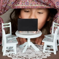 Beaupretty Dollhouse Accessories Mini TV Plastic Black for Kids 1Pcs