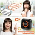 thumbnail image 3 of Visual Timer Portable Digital Timer USB Rechargeable 60 Minute/12 Hour Cooking Timer Magnetic Classroom Timer with Bracket Silent Desk Countdown Timer 4 Alarm Mode, 3 of 8