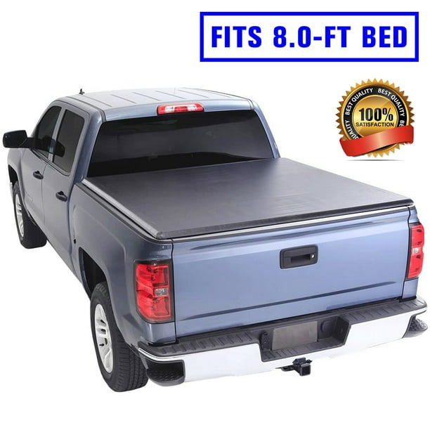 Roll Up Truck Bed Tonneau Cover Soft Fold Tonneau Cover For 1999 2016 Ford F 250 F 350 F 450 Super Duty 8 Walmart Com Walmart Com