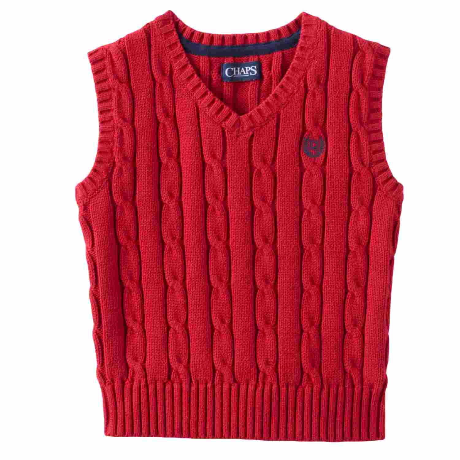 chaps cable knit sweater