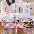 thumbnail image 4 of HELLHERO Fabric Polyester Sewing Machine Mat Dustproof Storage Bag to Store Bobbins Sewing Machine Table Mats Removable Storage Bag 25.2in×24.4 Inch, Valentine's Gift, 4 of 5