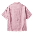 thumbnail image 6 of Guluxicc Men's Cotton Shirts Collared Short Sleeve Beach Vacation Tops for Everyday Wear Spring Summer Casual Outfits, 6 of 8