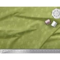 thumbnail image 2 of Soimoi Green Cotton Cambric Fabric Leaves Print Fabric by the Yard 56 Inch Wide, 2 of 3