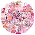thumbnail image 1 of Pegatinas estéticas lindas de color rosa: 50 pegatinas Kawaii para niñas y mujeres adolescentes, W, 1 of 4