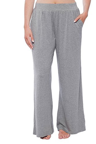 New York & Company Women's Knit Lounge Pant with Pockets Grey M ...