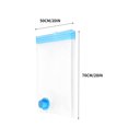 thumbnail image 1 of 5PCS Transparent Thickened Clothes Quilt Vacuum Compression Bag Set Moving Storage Bag Transparent, 1 of 2