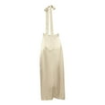 thumbnail image 6 of Women's Sexy Satin Party Dress Elegant Neck Long Slit Evening Gown For Dinner Party Night Out Spring Summer, 6 of 6