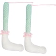 thumbnail image 1 of HUGFEGWE Easter Bunny Stuffed Legs Picks 16inch Colorful Polka Dots Rabbit Kicking Tree Legs with Lace Socks Thief Bunny Leg Wreath Attachment for Holiday Floral Arrangement Planters U2536-23861, 1 of 6