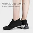thumbnail image 3 of STQ Women's Walking Shoes Slip on Breathable Sneakers Black White US 9.5, 3 of 9