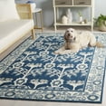 thumbnail image 3 of SAFAVIEH Earthly Treasures Siomha Oriental Area Rug, Navy/Ivory, 6' x 9', 3 of 11