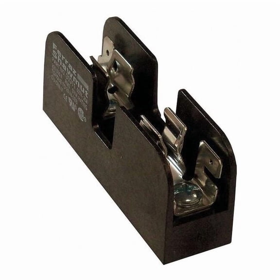 Open Fuse Block, 0 to 30A Amp Range, 600V AC/DC Volt Rating, 1 Poles, Screw