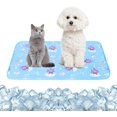 thumbnail image 1 of Summer Pet Cooling Mat - Cat Dog Cushion Pad Sleeping Cool Sharks Comfortable Soft for Pets Kids and Adults (Grey Shark, S), 1 of 5