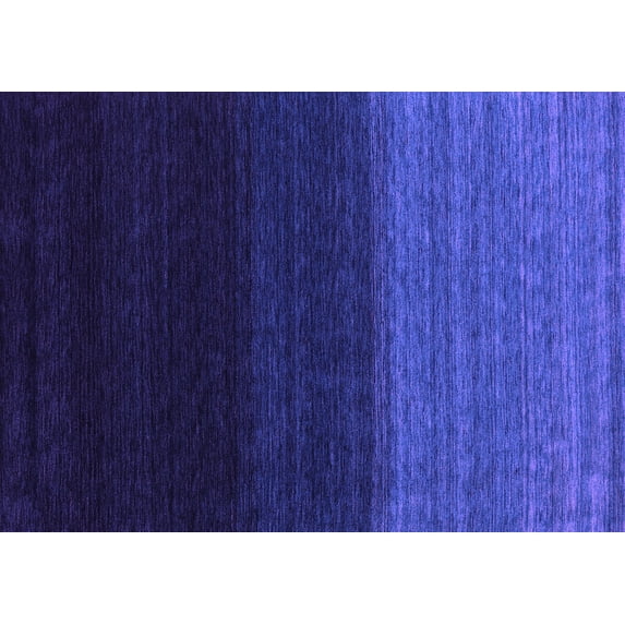 Ahgly Company Indoor Rectangle Abstract Purple Contemporary Area Rugs, 7' x 10'