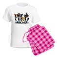 thumbnail image 5 of CafePress - Four Corgis Women's Light Pajamas - Women's Short Sleeve Print T-Shirt and Pants Light Cotton Pajama Set, 5 of 7