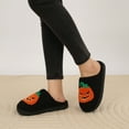 thumbnail image 7 of Ecetana  Halloween Slippers for Women Men Fuzzy House Shoes with Memory Foam, 7 of 7