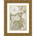thumbnail image 1 of Murdock, Ramona 13x18 Gold Ornate Wood Framed with Double Matting Museum Art Print Titled - Gold Age Floral I, 1 of 4